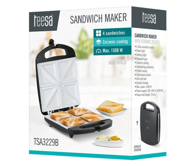 SANDWICH MAKER CERAMIC TEESA 