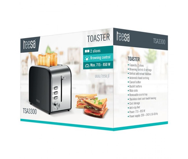 TOASTER 850W TEESA