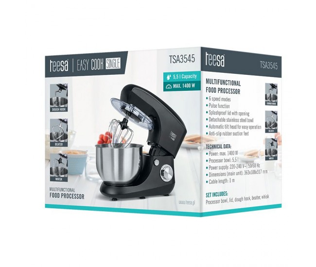 ROBOT BUCATARIE EASY COOK BLACK TEESA 