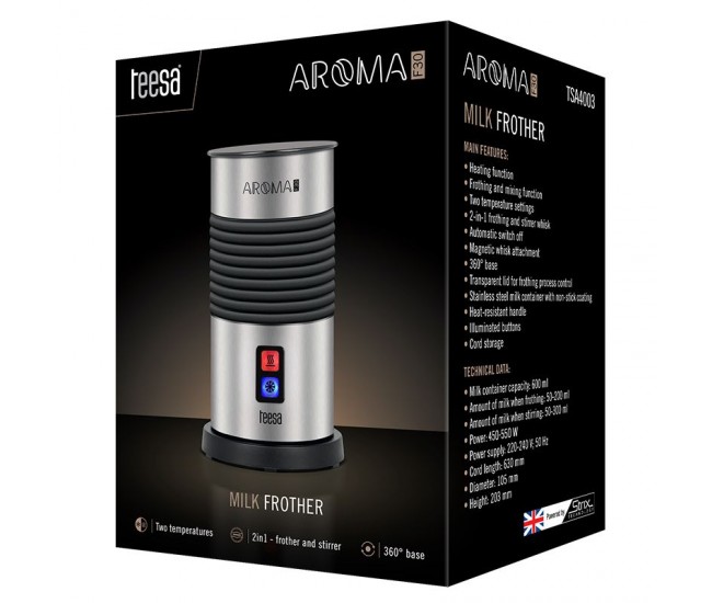 APARAT SPUMARE LAPTE MILK FROTHER AROMA F30 TEESA 