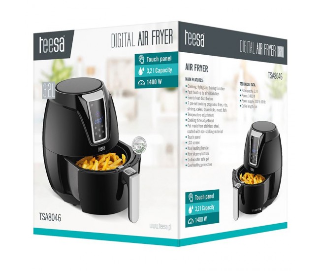 FRITEUZA 3.2L DIGITAL AIR FRYER TEESA 