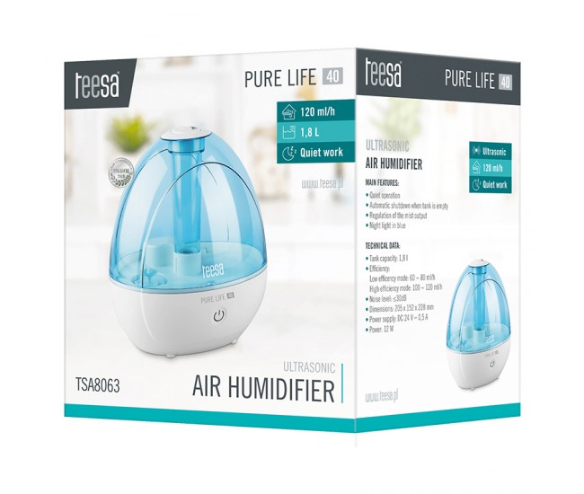 UMIDIFICATOR ULTRASONIC PURE LIFE 40 TEESA 