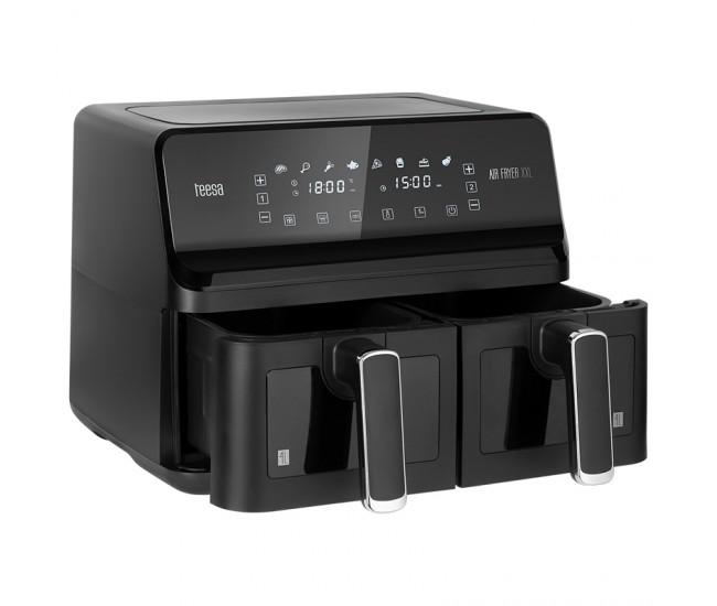 FRITEUZA DUBLA AIRFRYER 8L 2700W TEESA AIR FRYER DUAL 