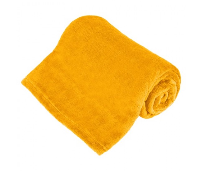 PATURA FLEECE POLAR 150X200CM GALBENA TEESA 