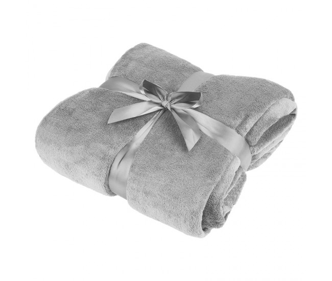PATURA FLEECE POLAR 200X220CM GRI TEESA 
