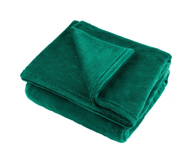 PATURA FLEECE POLAR 200X220CM VERDE TEESA