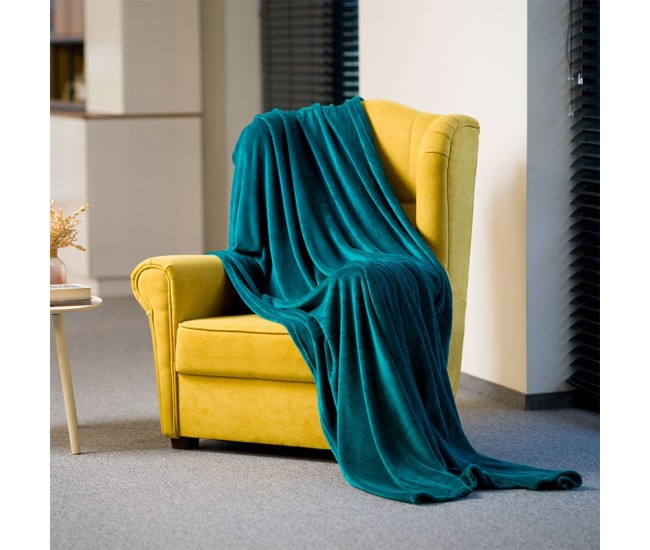 PATURA FLEECE POLAR 200X220CM VERDE TEESA 