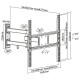 SUPORT TV DE PERETE 32-55 INCH CABLETECH 