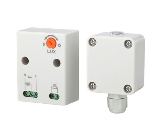 SENZOR CREPUSCULAR CU SONDA EXTERNA 2300W SENZOR CREPUSCULAR CU SONDA EXTERNA 2300W
