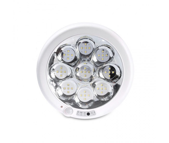 LAMPA PLAFON ROTUNDA CU SENZOR MISCARE SI ACU LAMPA PLAFON ROTUNDA CU SENZOR MISCARE SI ACU