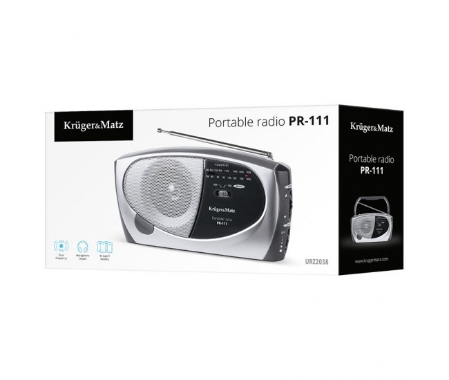 RADIO AM/FM PORTABIL PR-111 KRUGER&MATZ