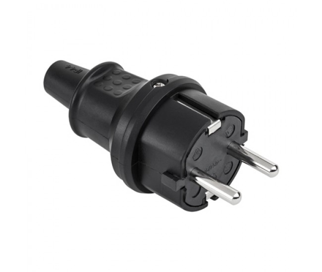 STECHER 16A/250V- IP44 NEGRU 2237 