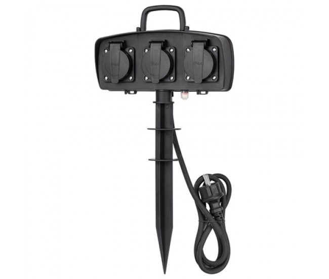 PRELUNGITOR GRADINA 3 POSTURI 1.5M IP44 16A 250V 