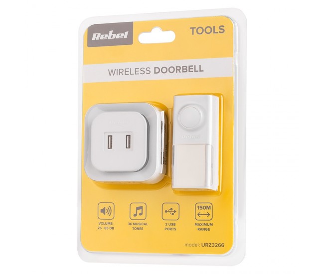 SONERIE WIRELESS 2 X USB 36 MELODII REBEL