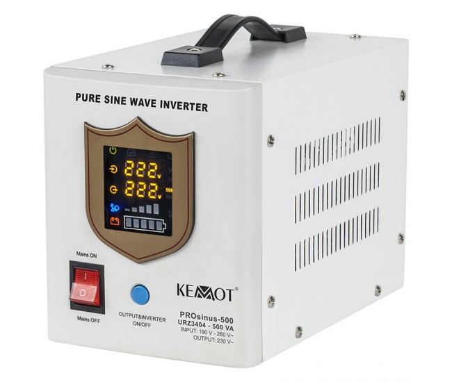 UPS CENTRALE TERMICE SINUS PUR 500VA/300W 12V KEMOT 