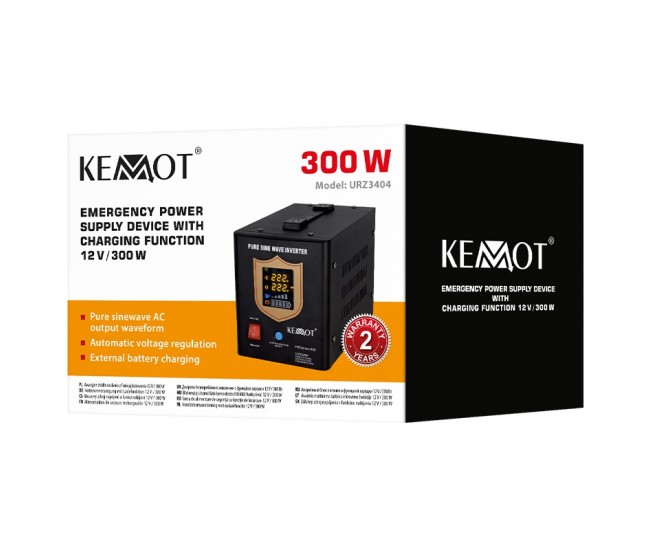 UPS CENTRALE TERMICE SINUS PUR 500VA/300W 12V KEMOT 