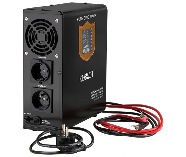 UPS CENTRALE TERMICE SINUS PUR 500VA/300W 12V KEMOT 