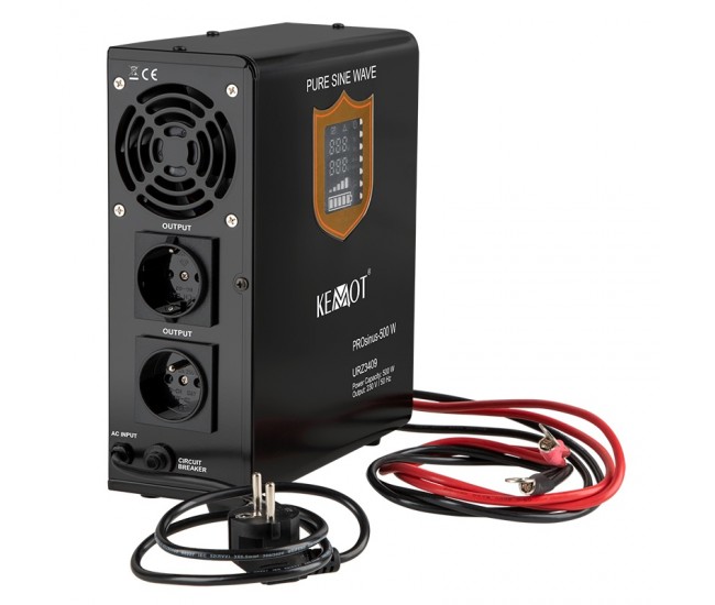 UPS CENTRALE TERMICE SINUS PUR 800VA/500W 12V KEMOT 