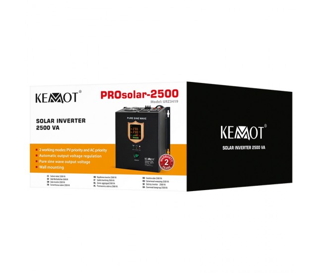 INVERTOR SOLAR 2500VA 24 V PROSOLAR KEMOT 
