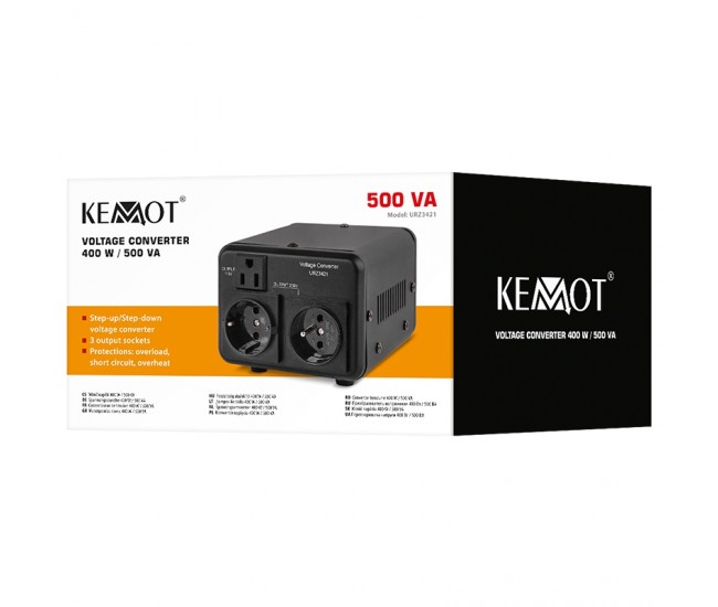 CONVERTOR TENSIUNE 400W 500VA KEMOT 