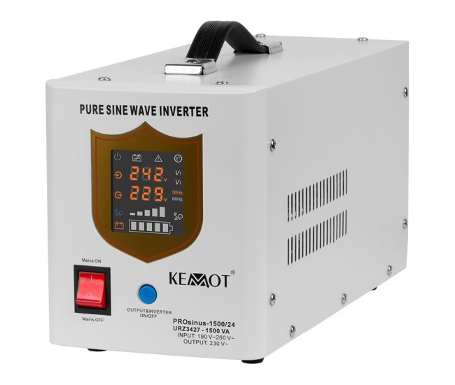 UPS CENTRALE TERMICE SINUS PUR 1500VA/1050W 24V KEMOT 