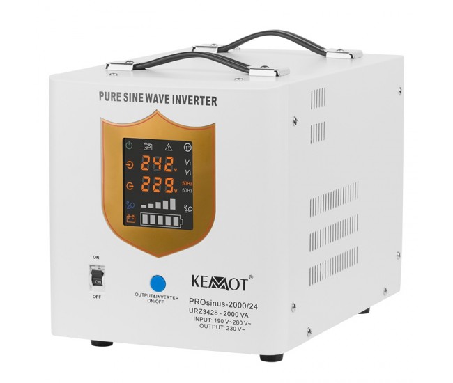 UPS CENTRALE SINUS PUR 2000VA/1400W 24V KEMOT 