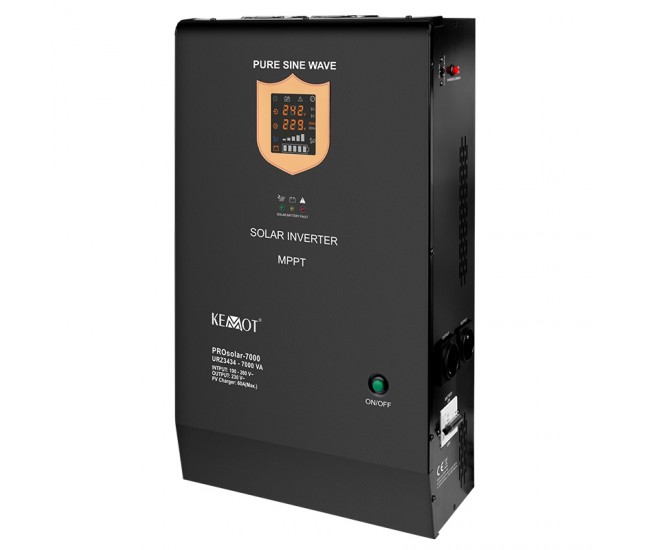 INVERTOR SOLAR 48V 7000VA 5000W PROSOLAR-7000 KEMOT 