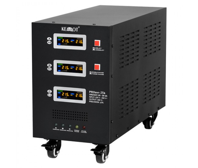 STABILIZATOR SERVOMOTOR TRIFAZAT 25KVA PROAVR-25K KEMOT 