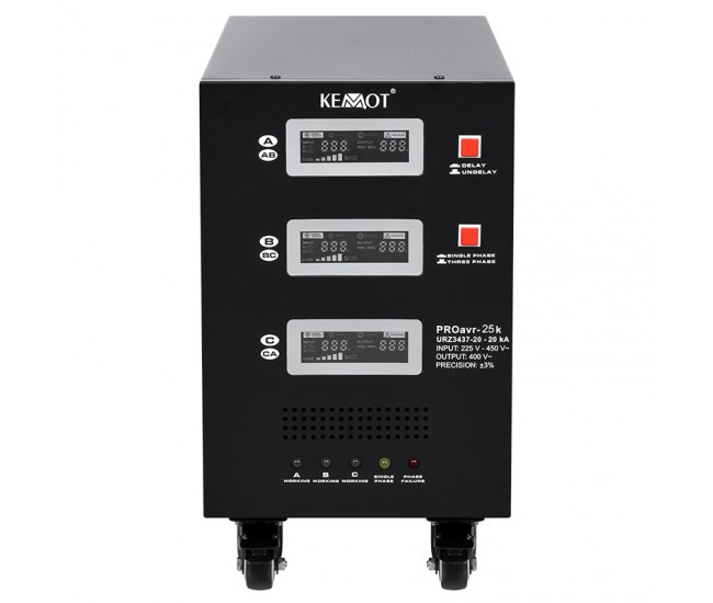 STABILIZATOR SERVOMOTOR TRIFAZAT 25KVA PROAVR-25K KEMOT 