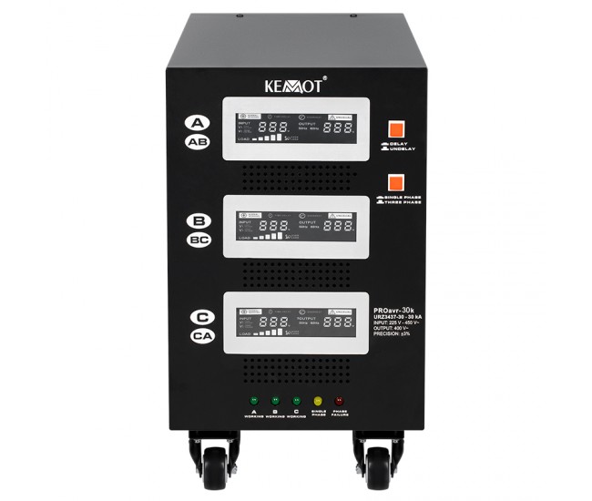 STABILIZATOR SERVOMOTOR TRIFAZAT 30KVA PROAVR-30K KEMOT 