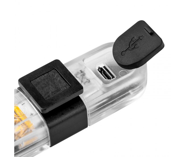 SET ILUMINAT BICICLETA FATA SPATE USB 