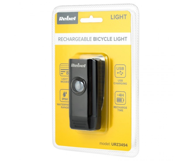 FAR BICICLETA 5W CU ACUMULATOR REBEL 