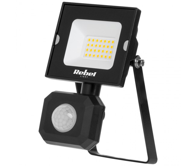 REFLECTOR 20W CU SENZOR DE MISCARE 6500K 230V REBEL 