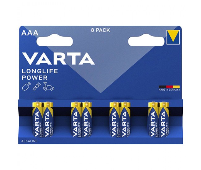 BATERIE ALCALINA LONGLIFE POWER LR03 BLISTER 8 VARTA 