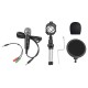 KIT GAMING MICROFON + FILTRU + COS + TREPIED VARR 