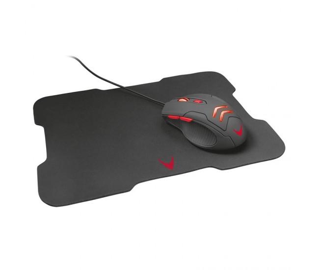 SET MOUSE GAMING 3200DPI + MOUSEPAD 