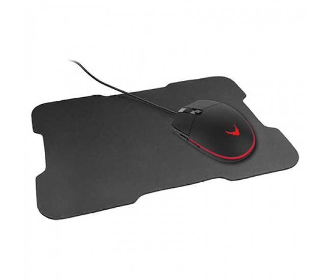 SET MOUSE GAMING 3200DPI + MOUSEPAD 