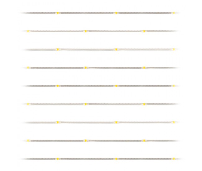 DECORATIUNE LED ALB CALD 10M REBEL 