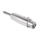 ADAPTOR JACK 6.3 TATA - XLR MAMA 