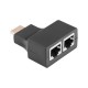 ADAPTOR EXTENDER HDMI - 2 X RJ45 