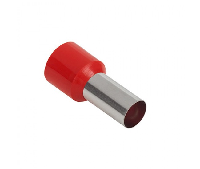 CONECTOR TUBULAR FIR 35MM2 ROSU SET 100BUC CONECTOR TUBULAR FIR 35MM2 ROSU SET 100BUC
