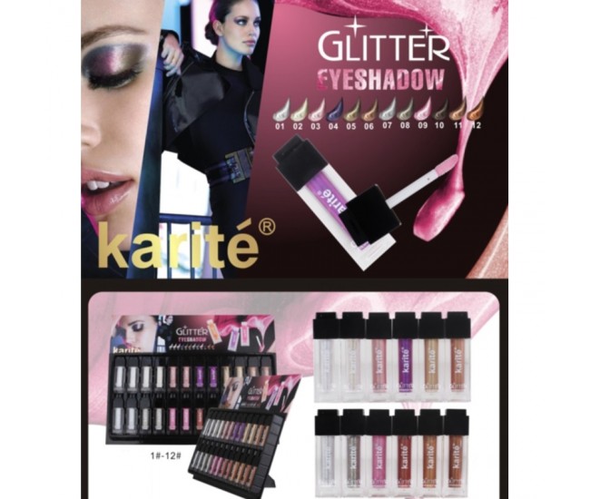 24 pcs Kiss Beauty Fard cu sclipici 57295-47A