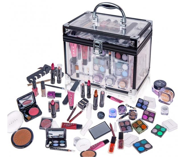 Set paleta machiaj tip geanta cosmetice 20 x 13 x 15 cm