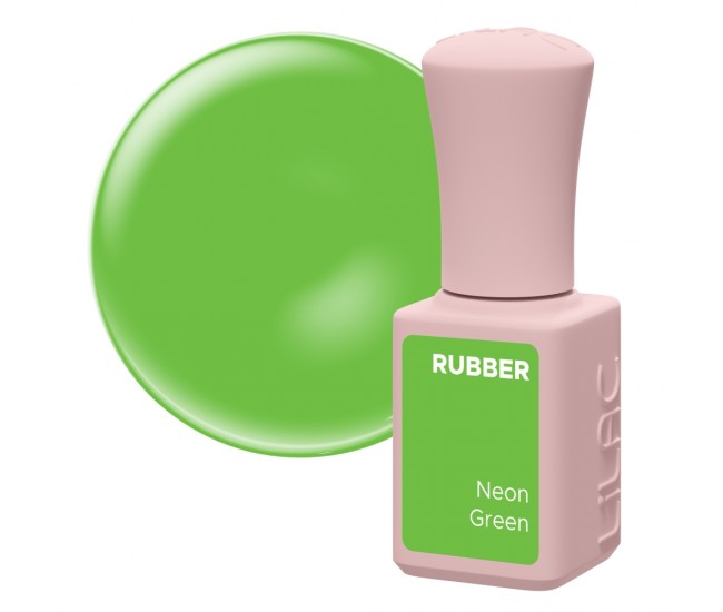 Oja semipermanenta Lilac Rubber Neon Green