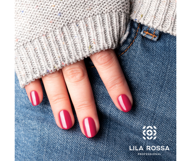 Oja semipermanenta, Lila Rossa, Rubber, 025 Wild cherry lucios, 7 ml