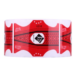 Sabloane unghii fluture, Lila Rossa, 300 buc, U2-6