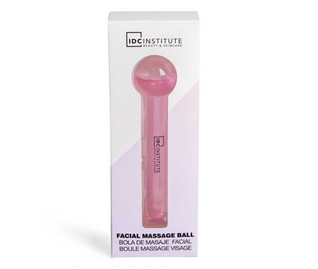 Aparat de masaj facial IDC INSTITUTE ICE ROLLER dia3.2cm x 12.5cm -glass