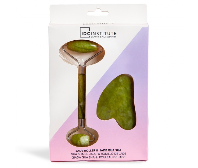 Aparat de masaj facial IDC INSTITUTE JADE ROLLER AND JADE GUA SHA
*NEW*