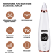 Aspirator facial Lila Care, ingrijire ten, indepartarea punctelor negre, minimizarea porilor, putere de aspirare mare, 6 capete inlocuibile, 7 nivele de rezistenta, portabil, alb