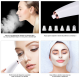 Aspirator facial Lila Care, ingrijire ten, indepartarea punctelor negre, minimizarea porilor, putere de aspirare mare, 6 capete inlocuibile, 7 nivele de rezistenta, portabil, alb